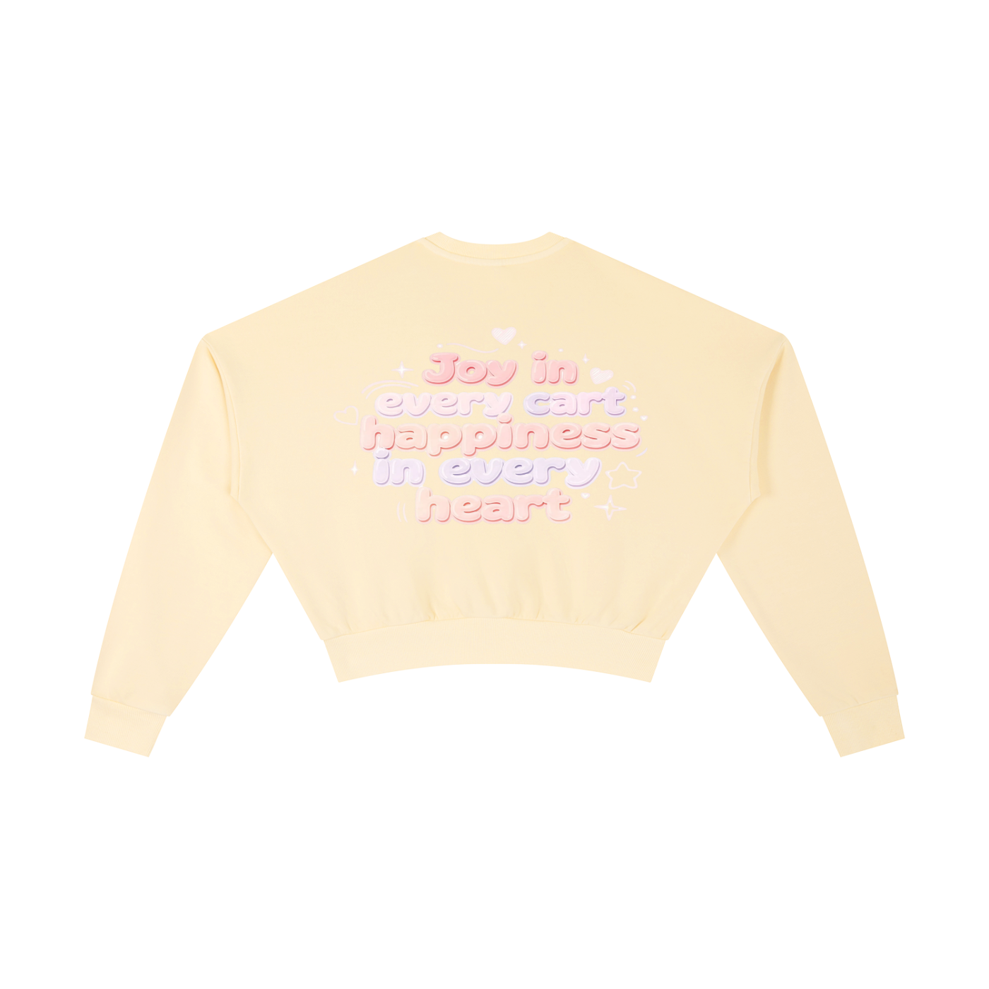SLUMn Shopping Vintage Washed Heavyweight Cropped Sweatshirt