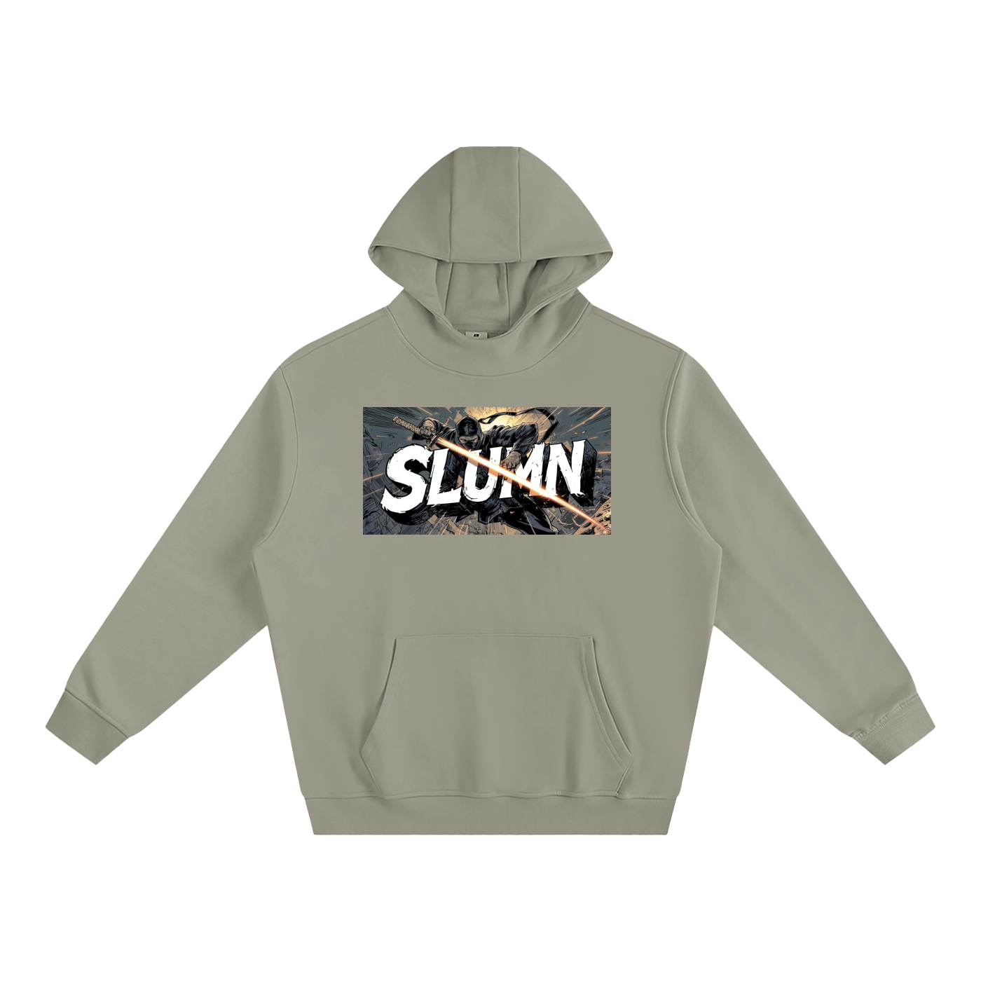 Fleeced High Neck Hoodie
