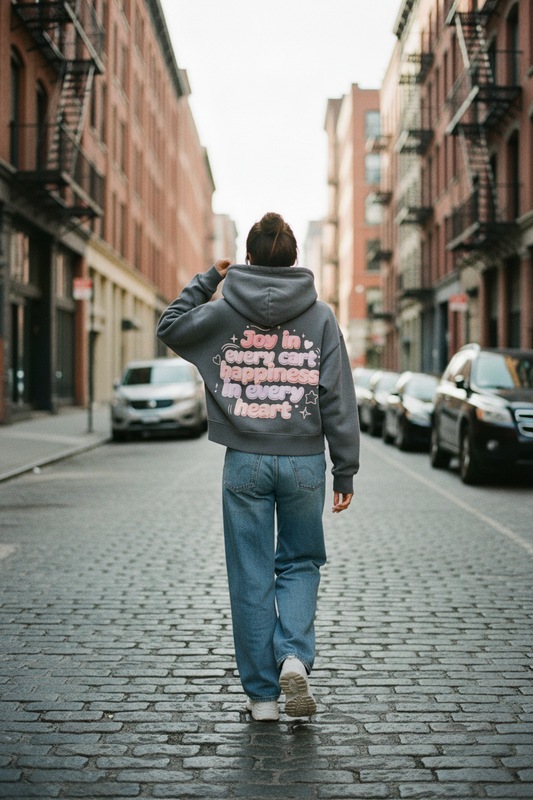 SLUMn Shopping Vintage Washed Heavyweight Cropped Hoodie