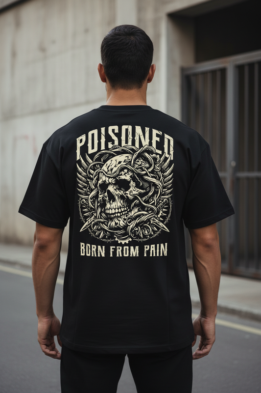 SLUMn Poisoned  Drop Shoulder Cotton T-Shirt