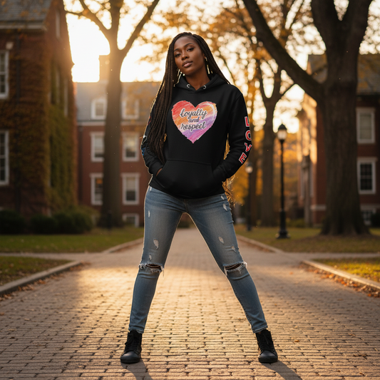 SLUMn Love Loyalty Respect Premium Heavyweight Hoodie