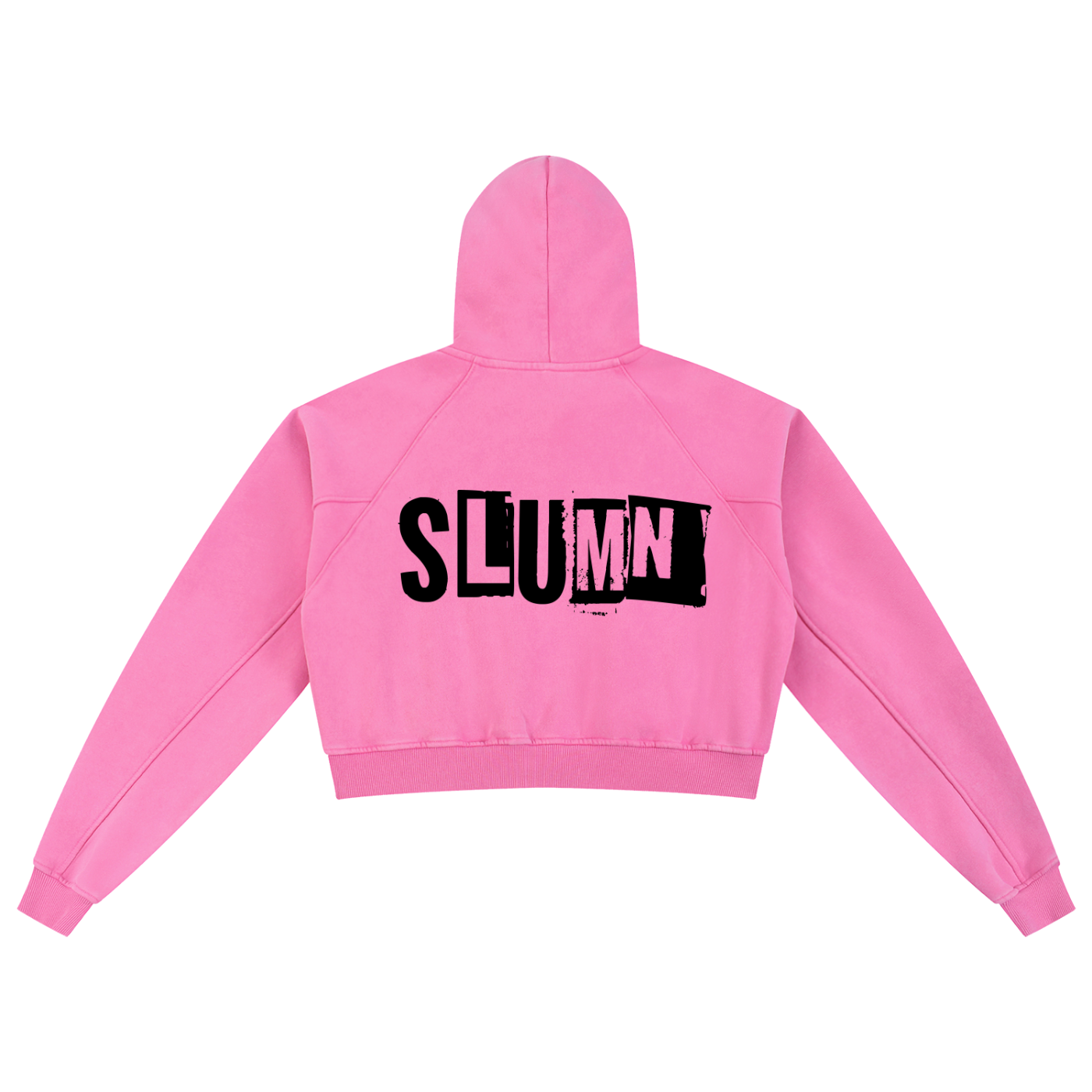 Snow Washed Cropped Hoodie