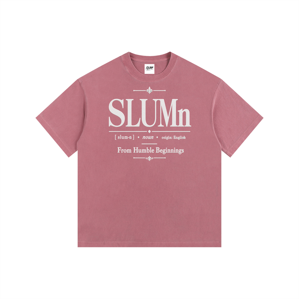 SLUMn Definition Tee — Vintage Washed Oversized Cotton T-Shirt