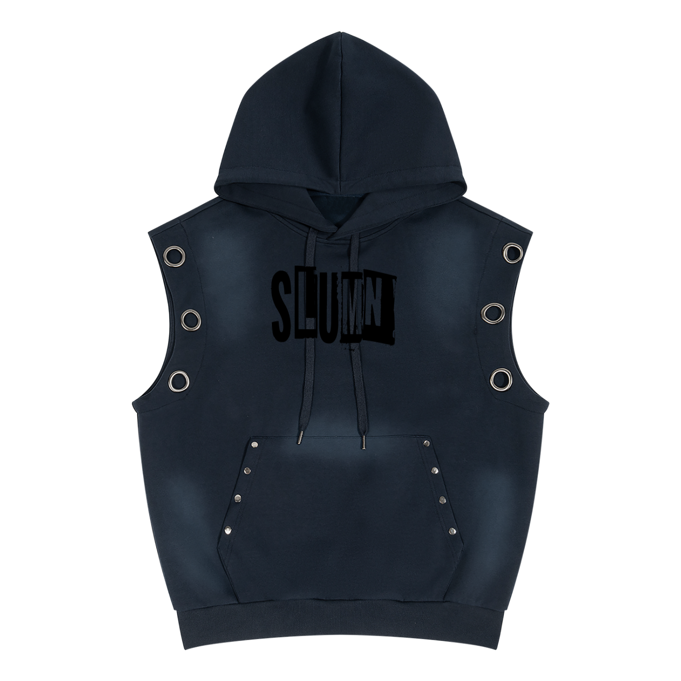 SLUMn  Vintage Wash Sleeveless Hoodie