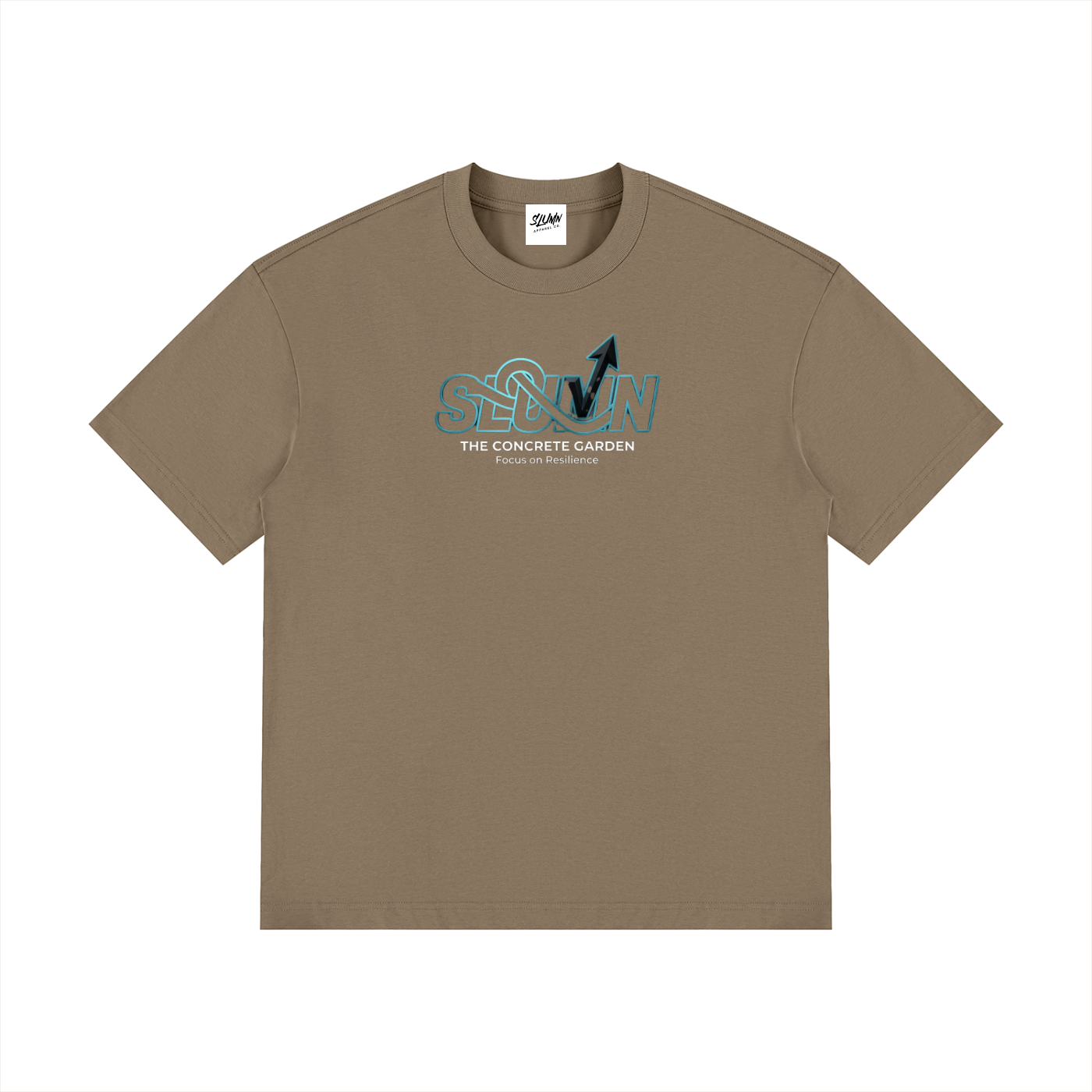 SLUMn  Drop Shoulder Cotton T-Shirt