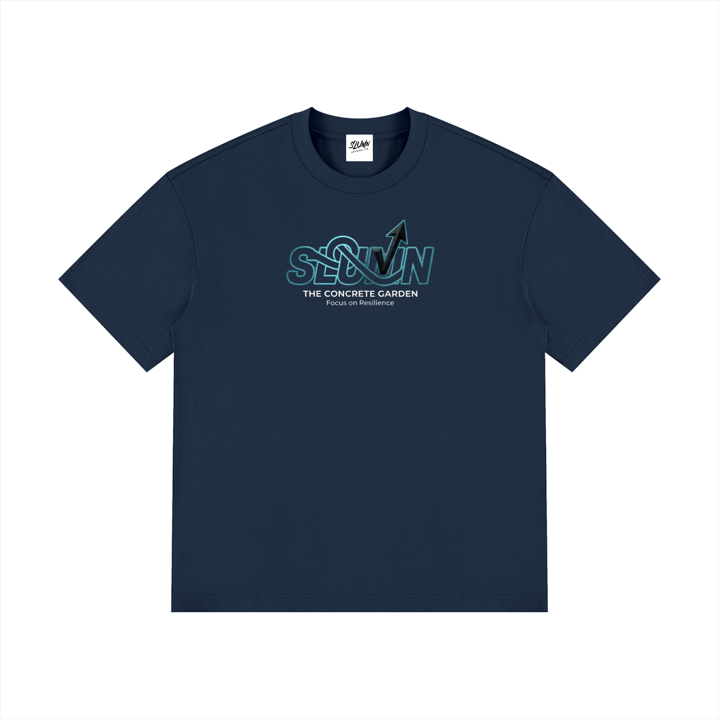 SLUMn  Drop Shoulder Cotton T-Shirt