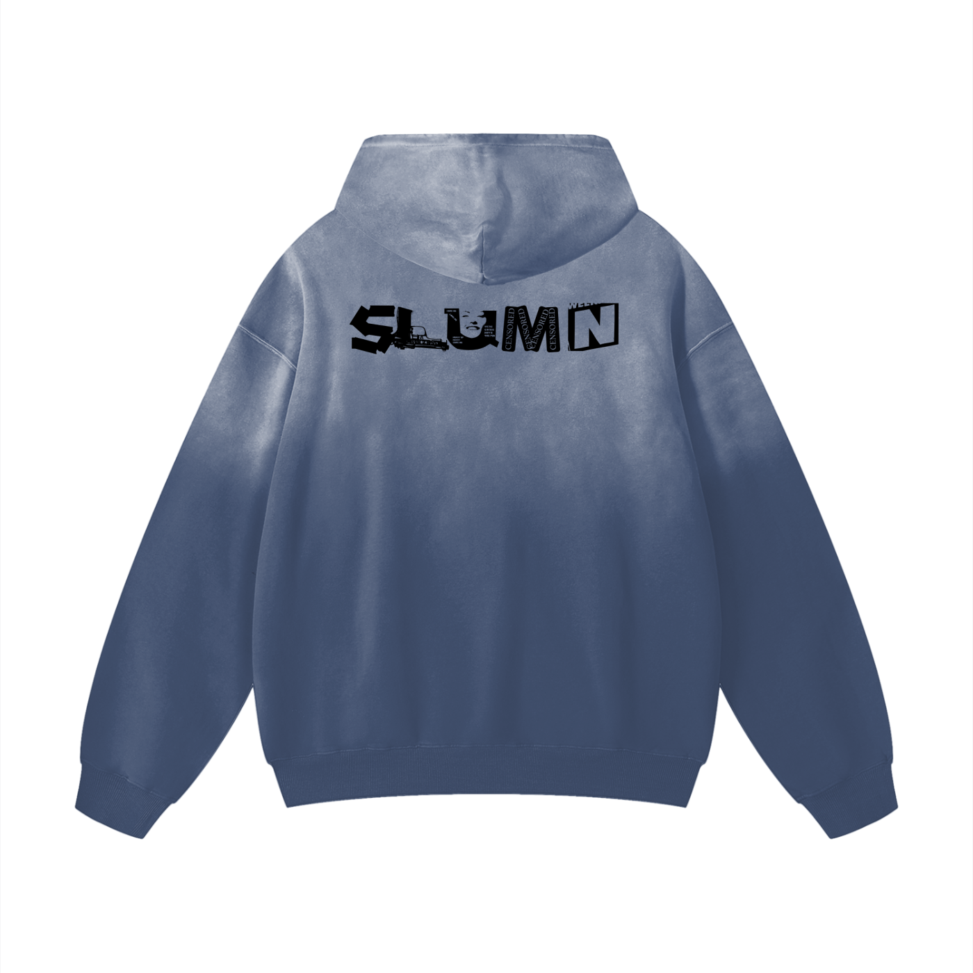 SLUMN Heavyweight Sunfade Oversized Hoodie