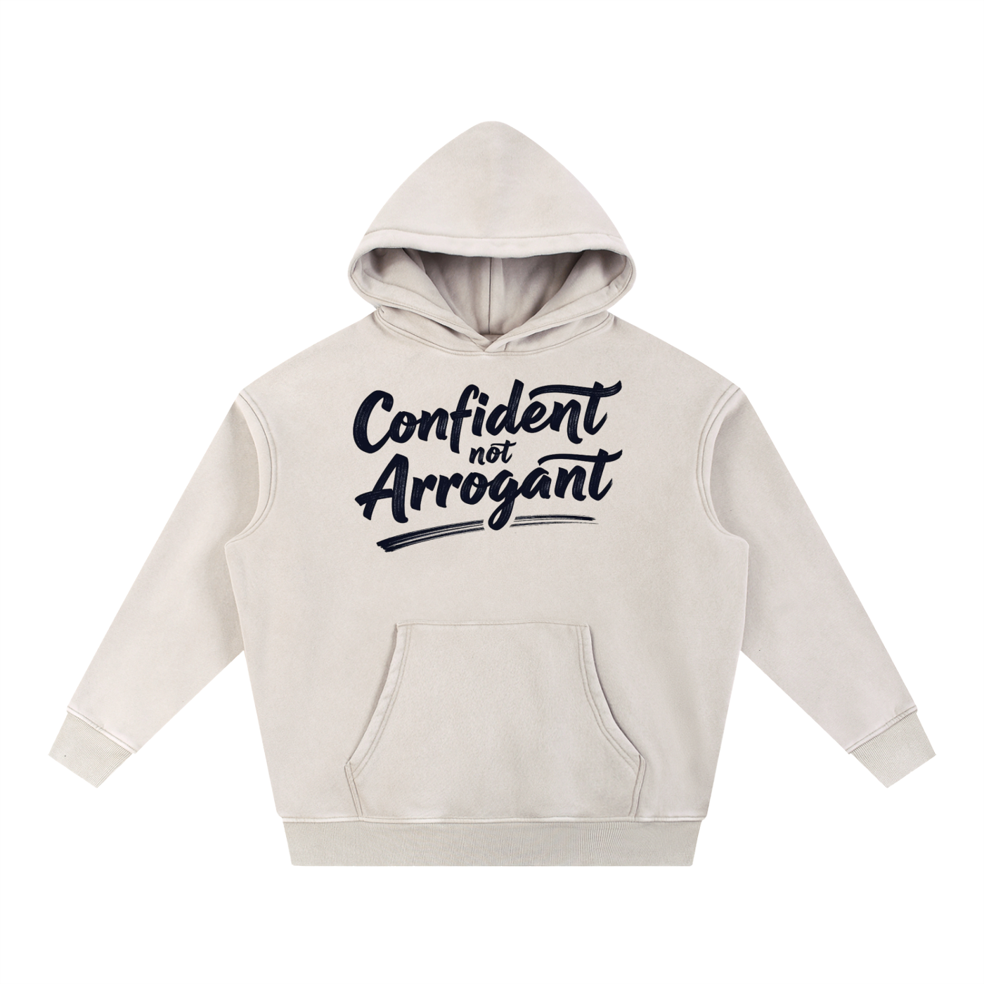 Snow Wash Fleece Oversize Hoodie