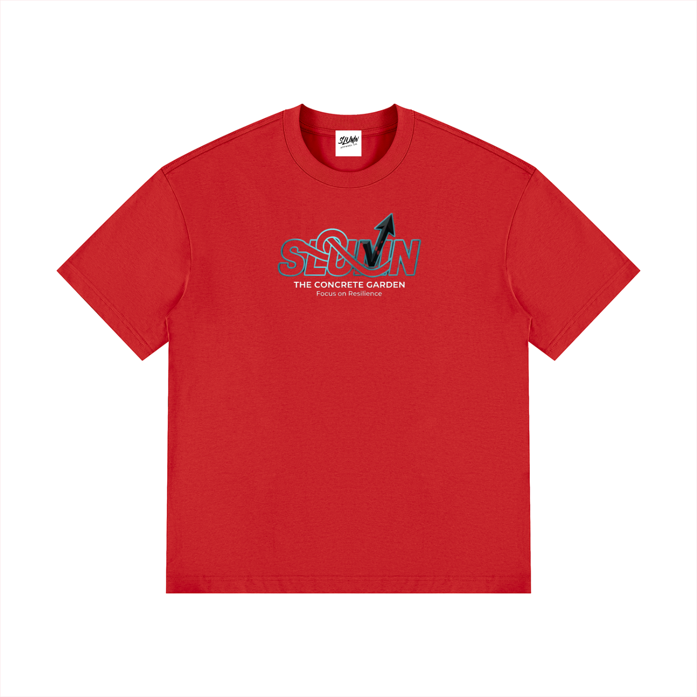 SLUMn  Drop Shoulder Cotton T-Shirt