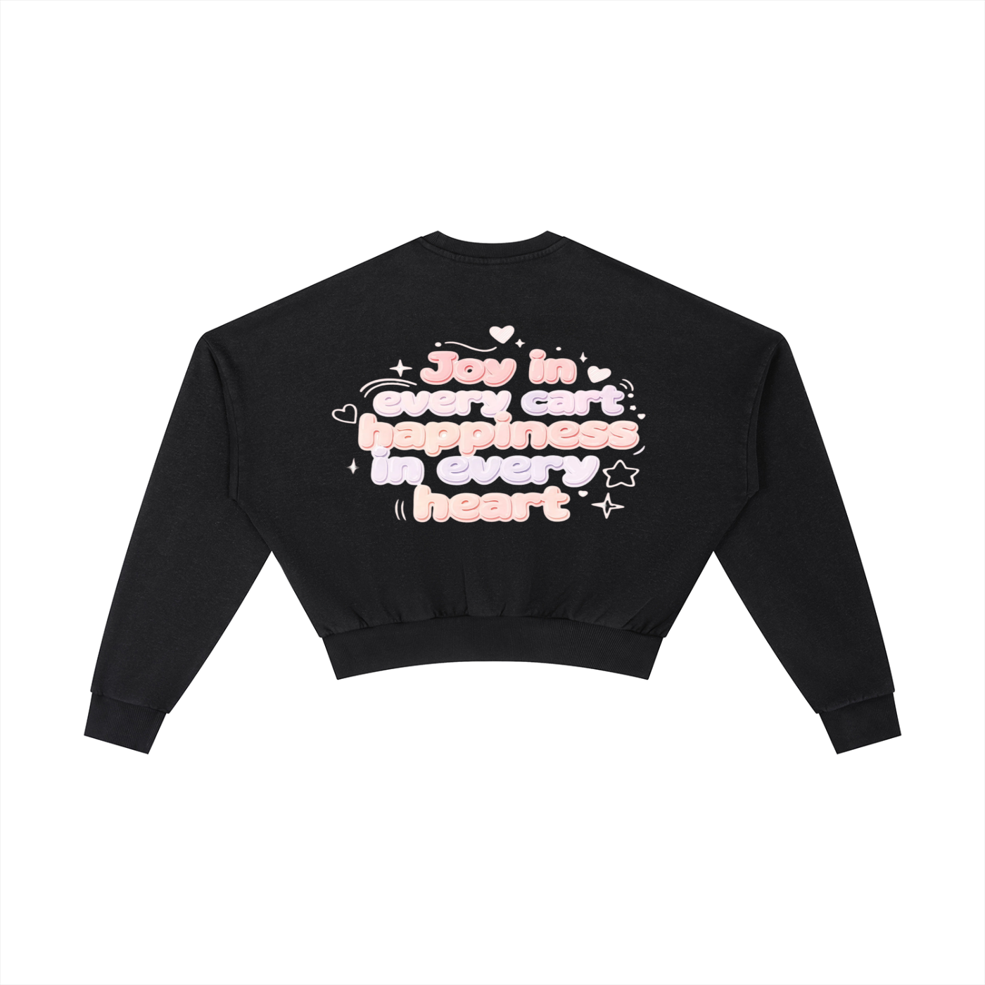 SLUMn Shopping Vintage Washed Heavyweight Cropped Sweatshirt