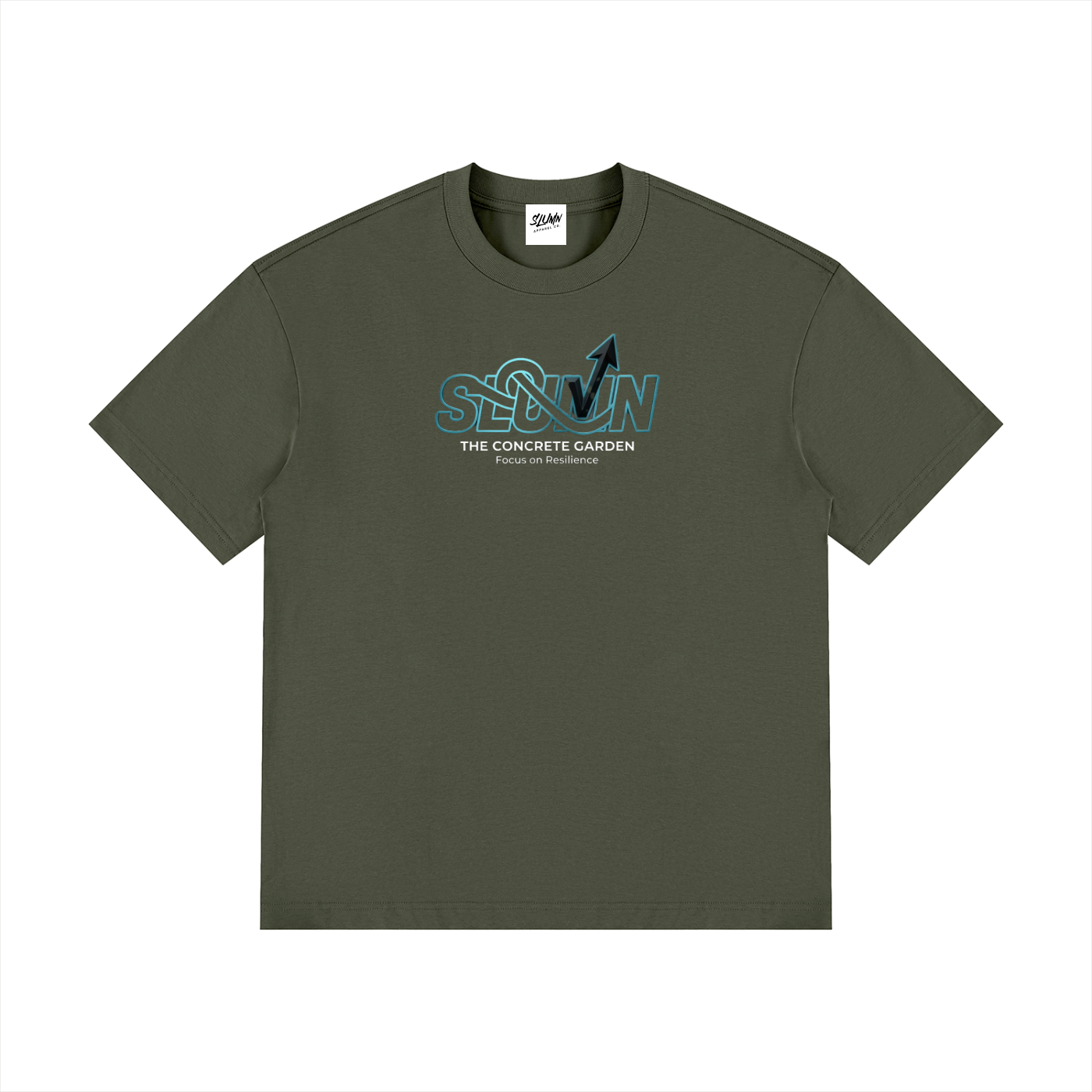 SLUMn  Drop Shoulder Cotton T-Shirt