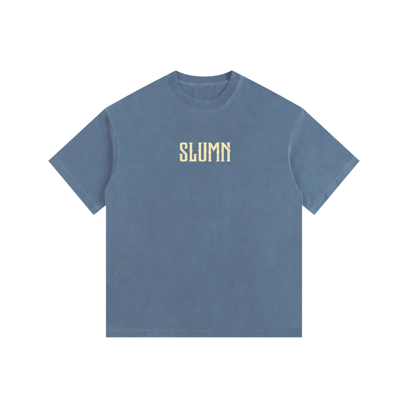 SLUMn built from nothing Vintage Washed Oversized Cotton Tee - Premium Heavyweight 260gsm
