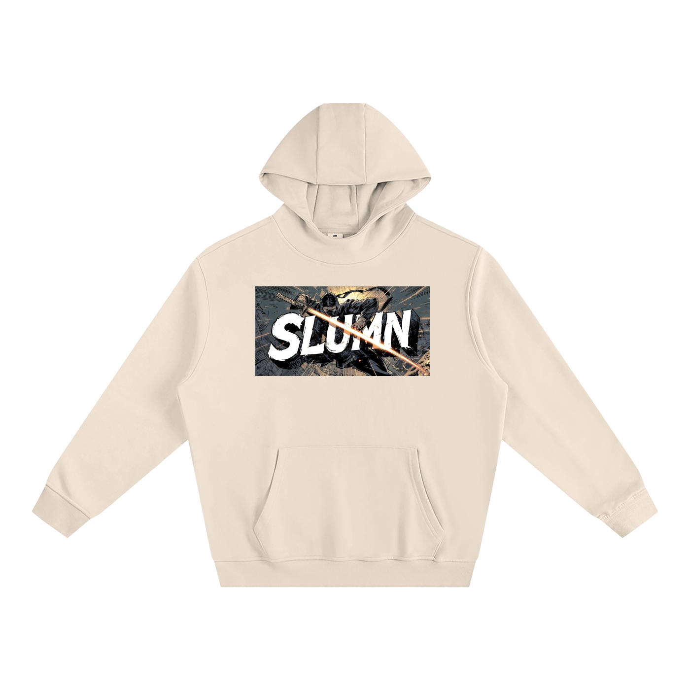 Fleeced High Neck Hoodie