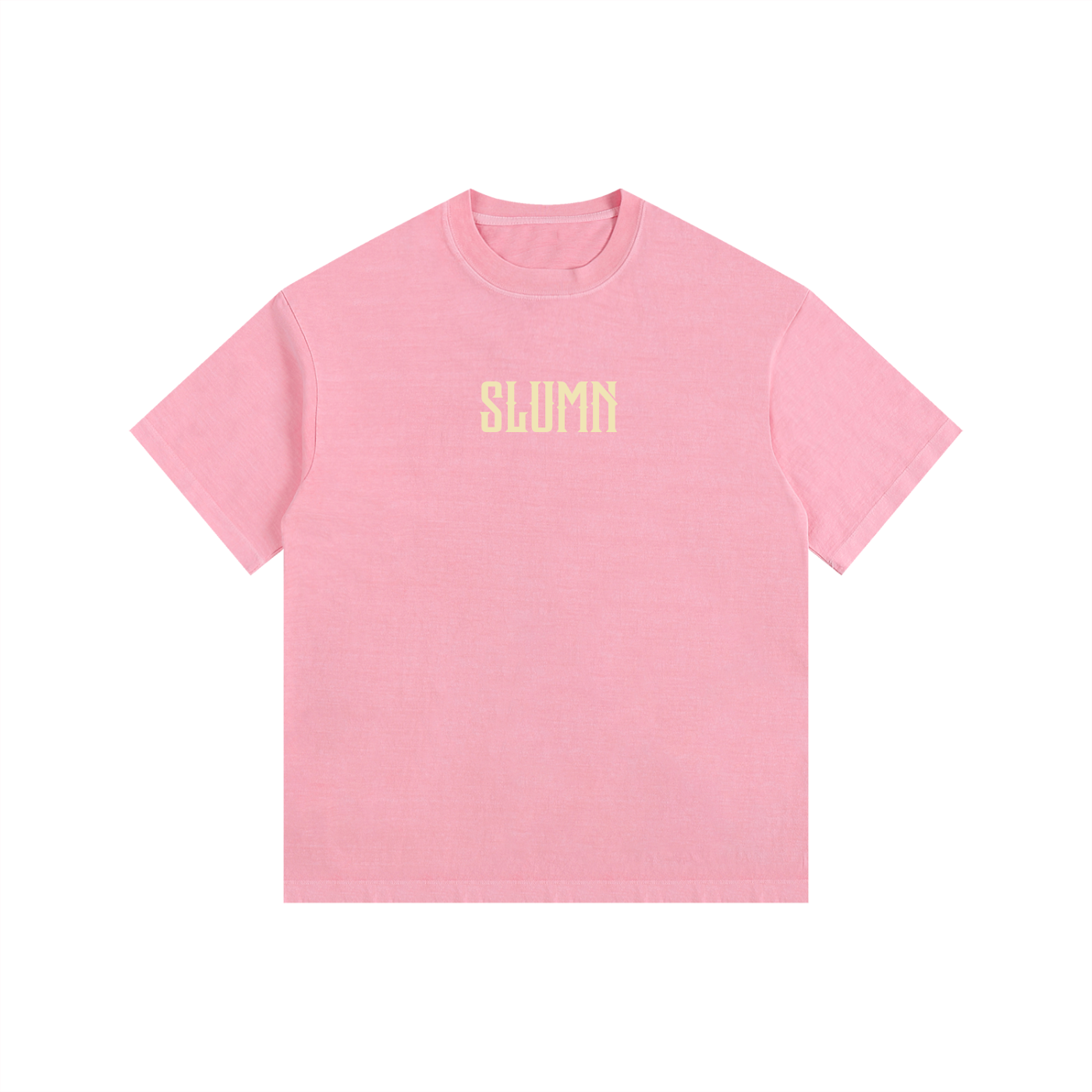 SLUMn built from nothing Vintage Washed Oversized Cotton Tee - Premium Heavyweight 260gsm
