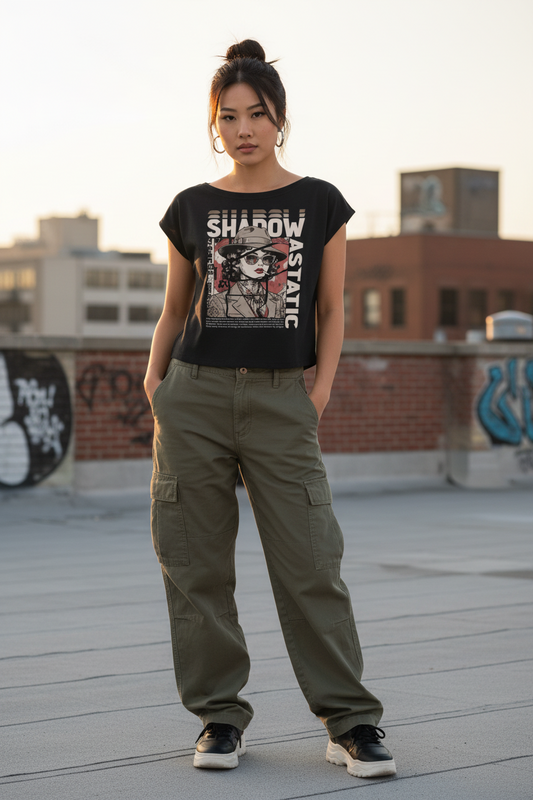 SLUMn Wide Neck Baby Tee