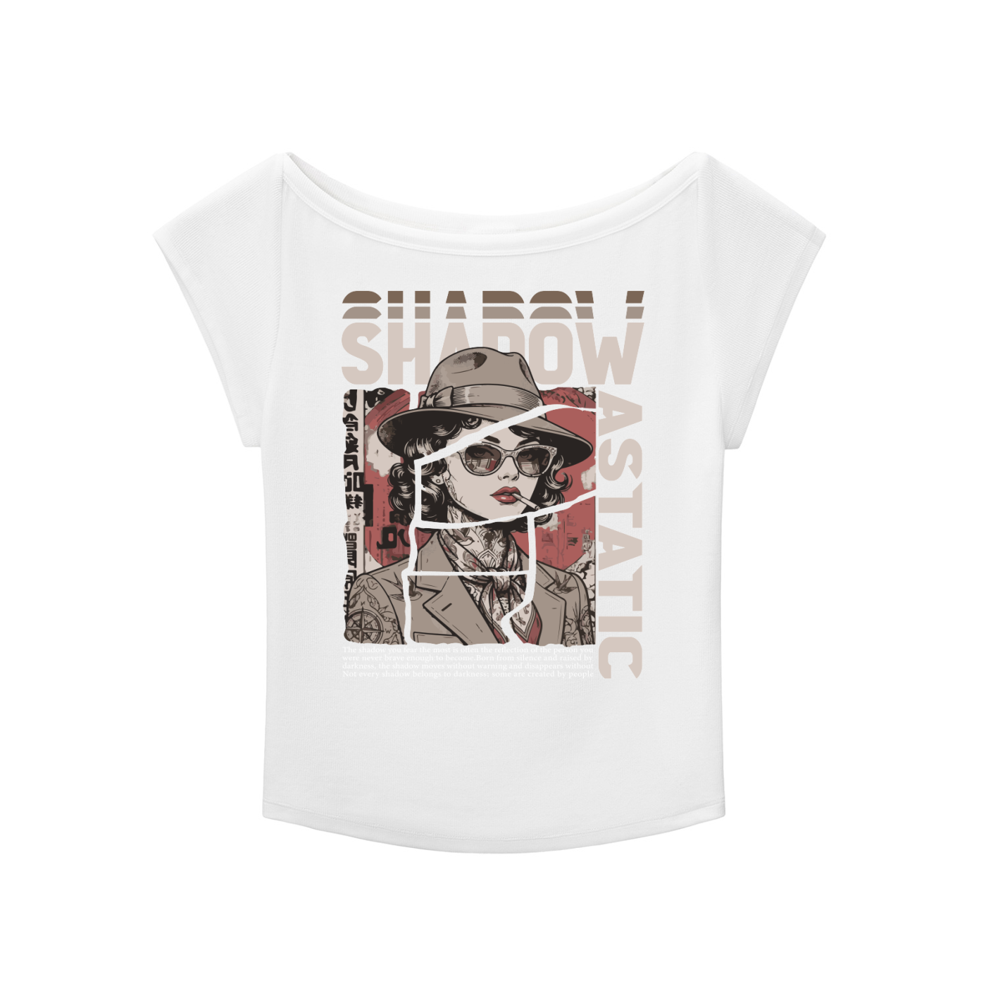 SLUMn Wide Neck Baby Tee