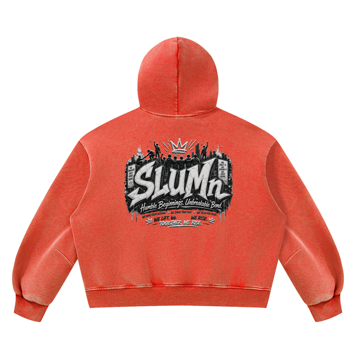 SLUMn FHB Vintage Wash Boxy Fleece Hoodie