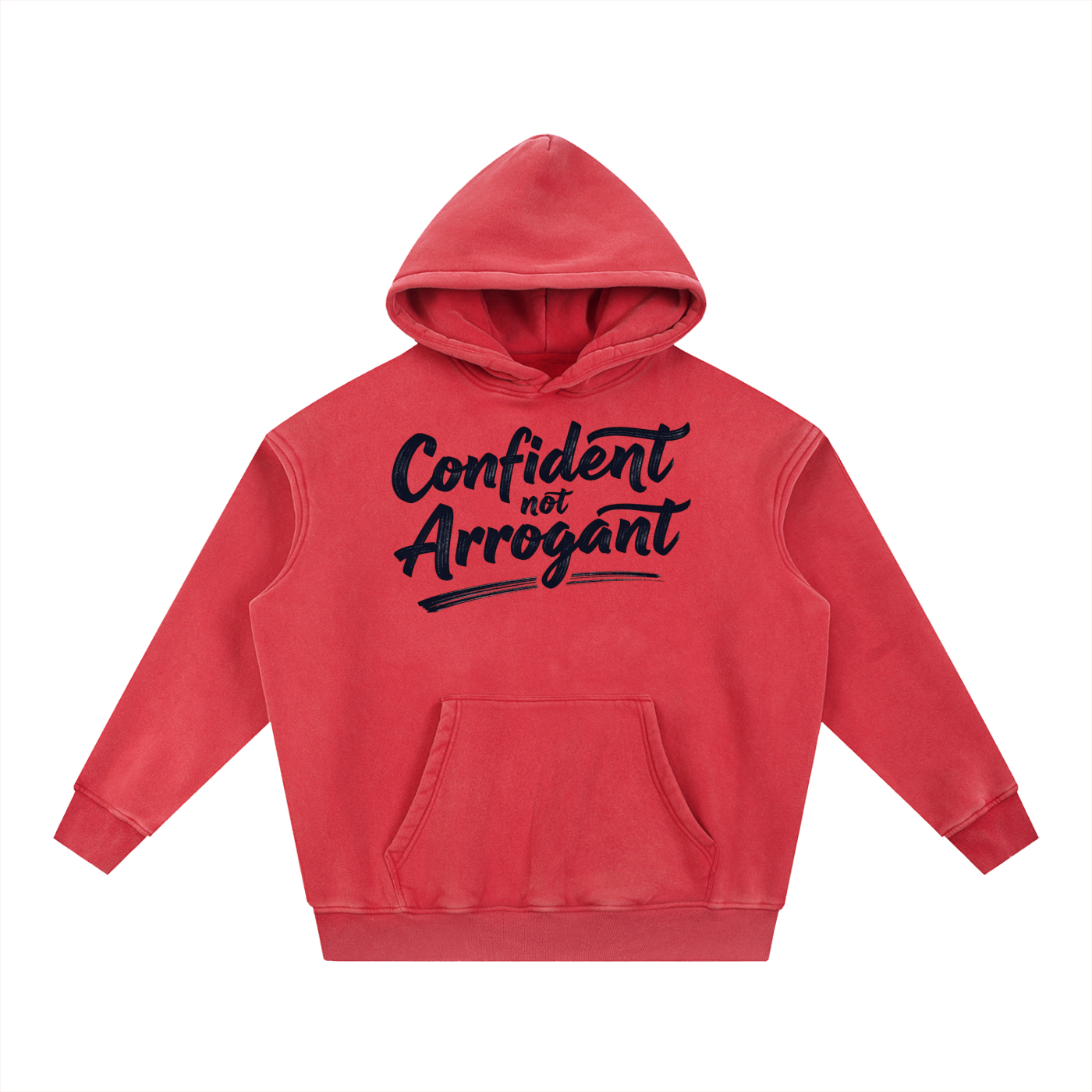 Snow Wash Fleece Oversize Hoodie