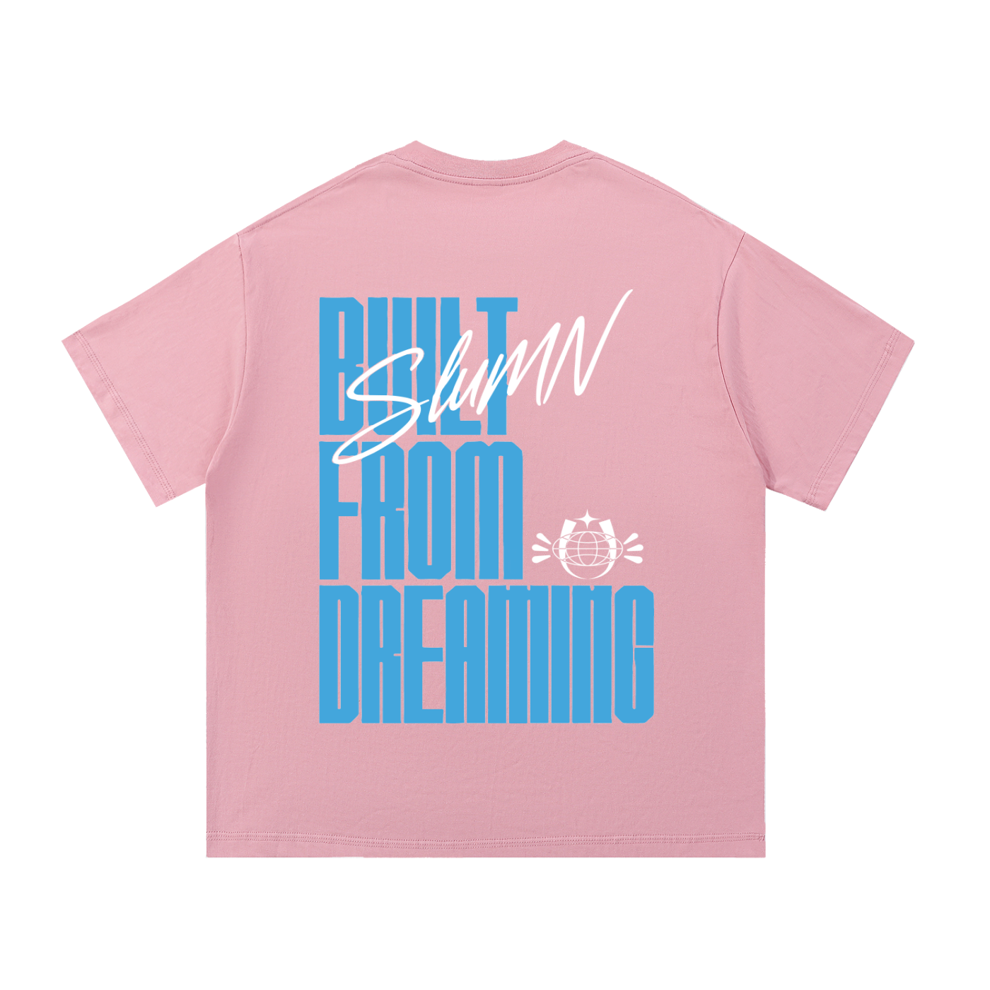 SLUMn Built from Dreaming  Heavyweight Cotton Tee – Loose Fit