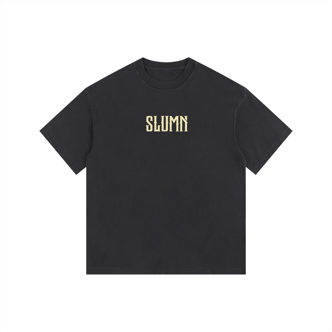 SLUMn built from nothing Vintage Washed Oversized Cotton Tee - Premium Heavyweight 260gsm