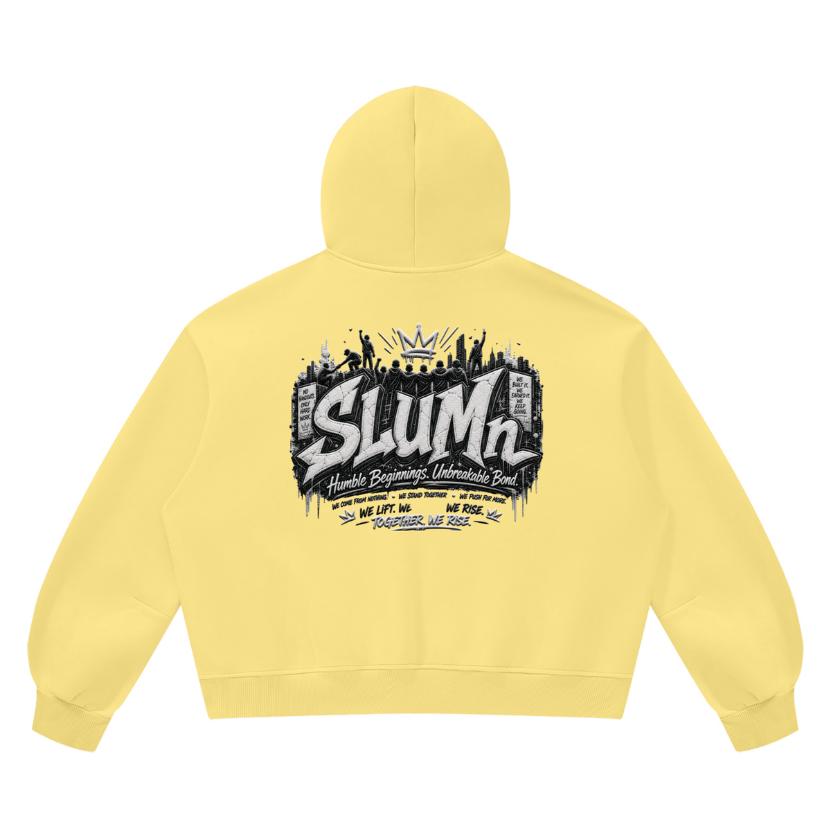 SLUMn FHB Vintage Wash Boxy Fleece Hoodie