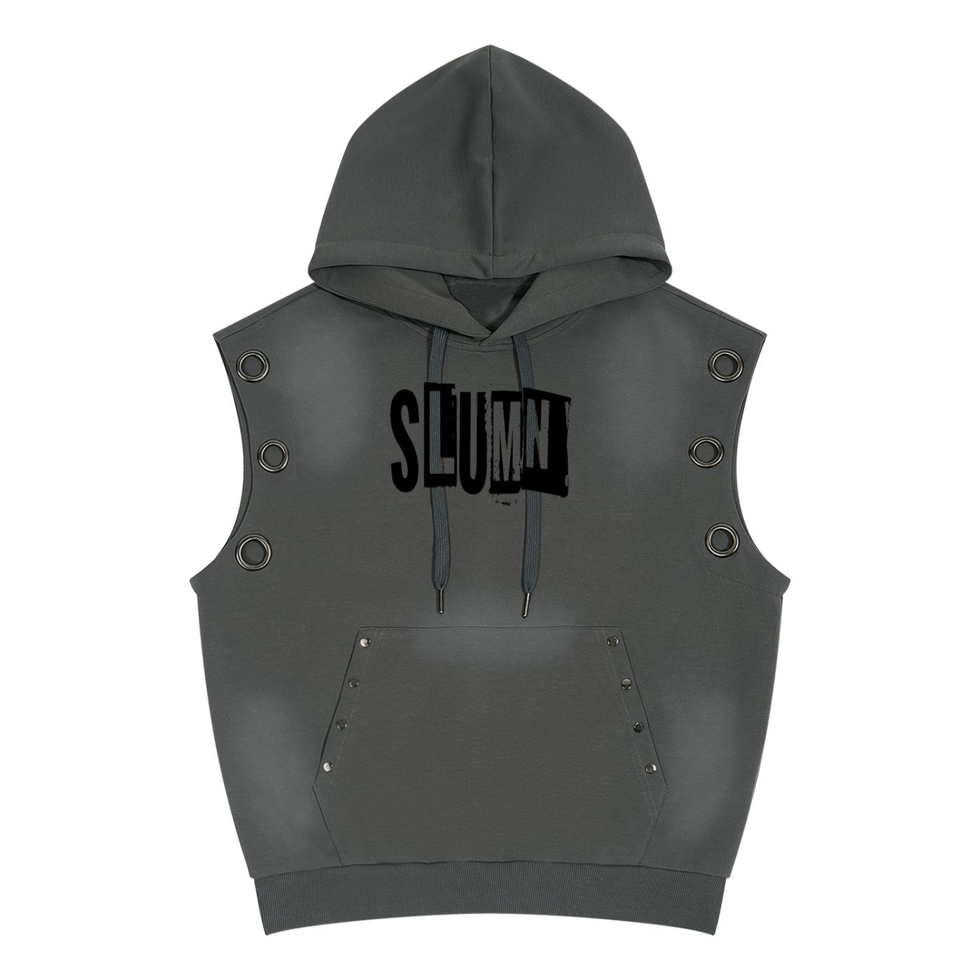 SLUMn  Vintage Wash Sleeveless Hoodie