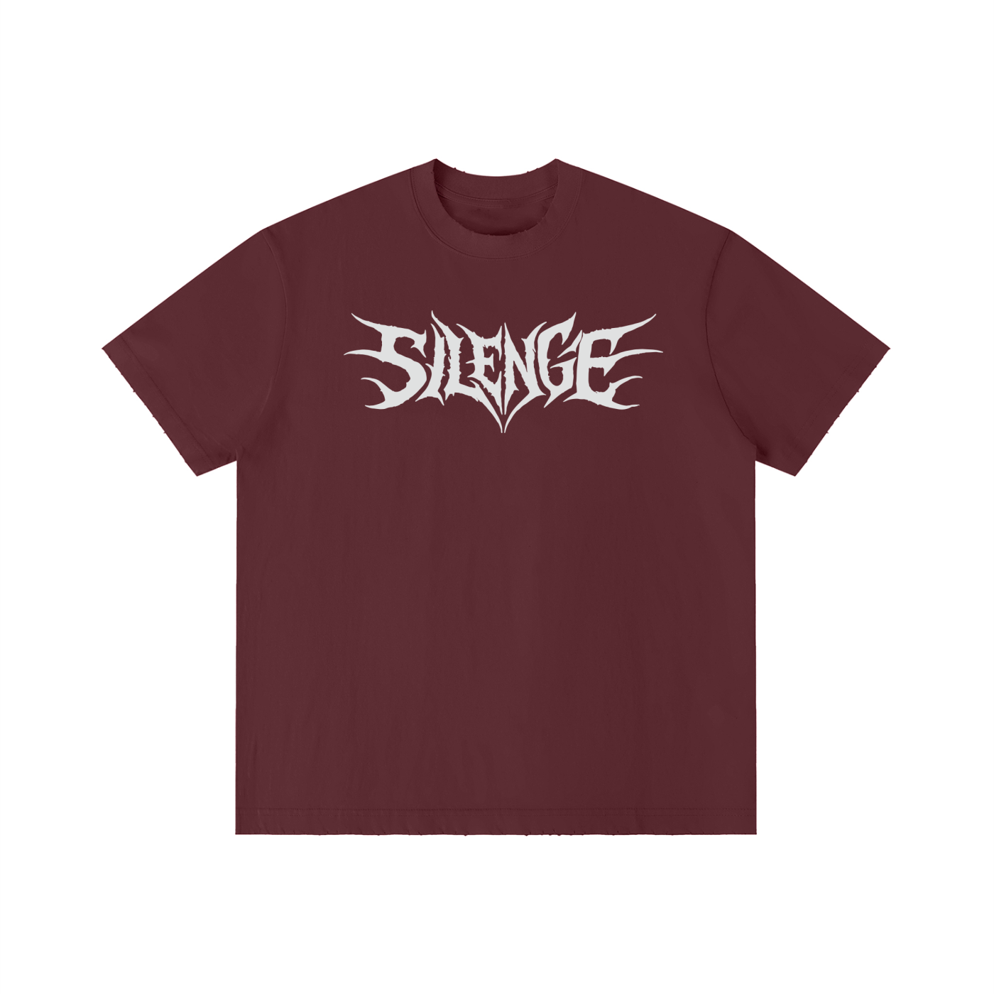 SLUMn SILENCE Vintage Wash Distressed Drop-Shoulder Tee