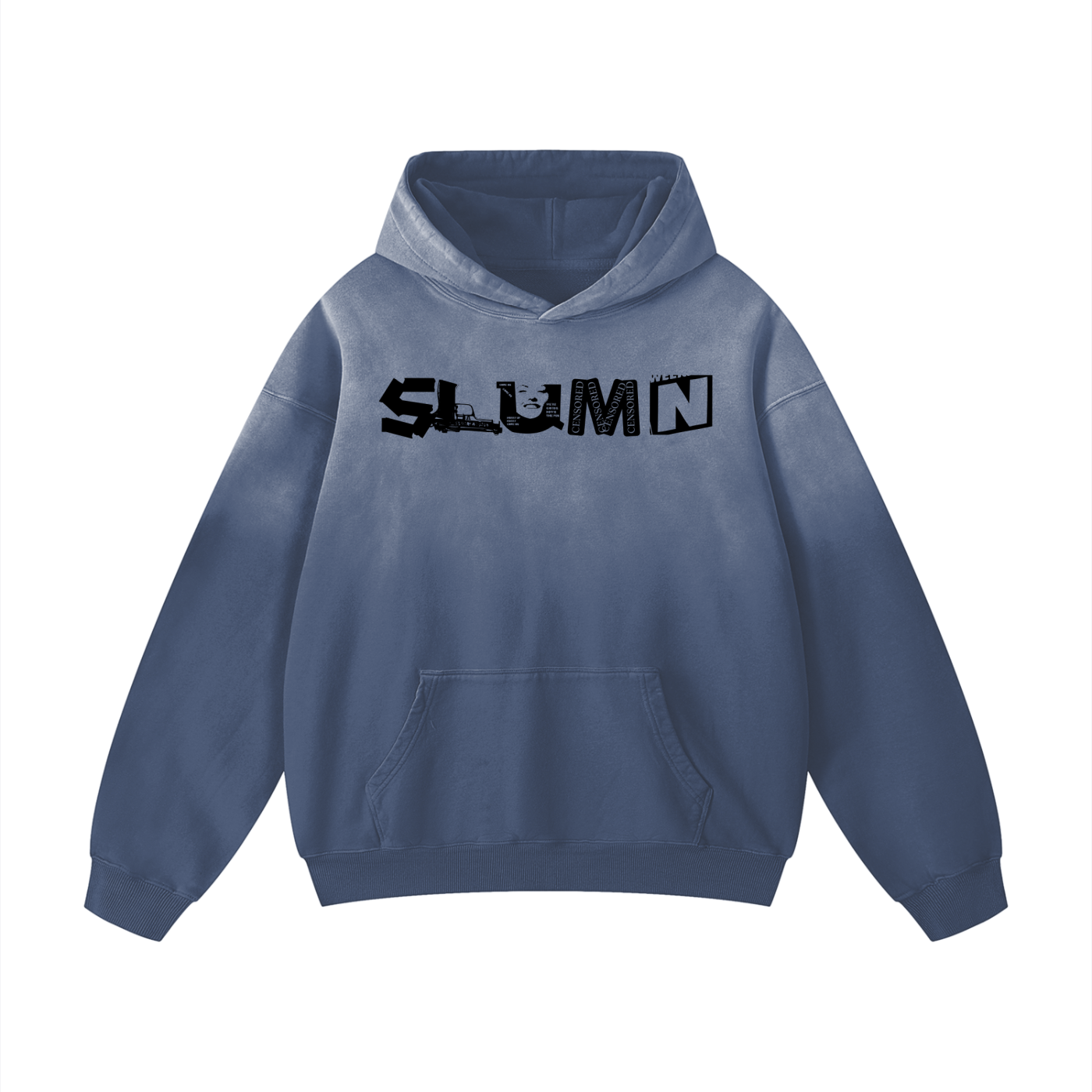 SLUMN Heavyweight Sunfade Oversized Hoodie