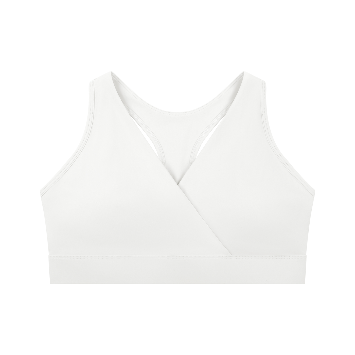 SLUMn Women's Crossover V-Neck Sports Bra