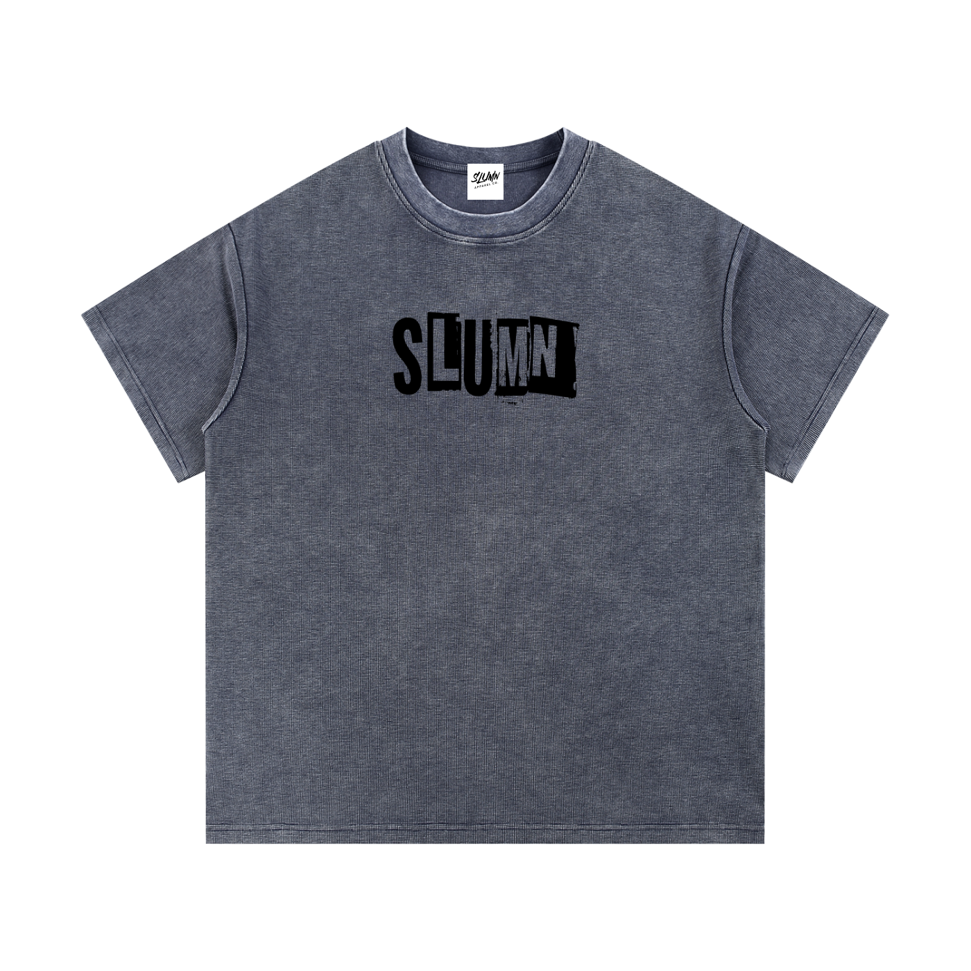 SLUMn Mineral Wash Waffle Knit T-Shirt
