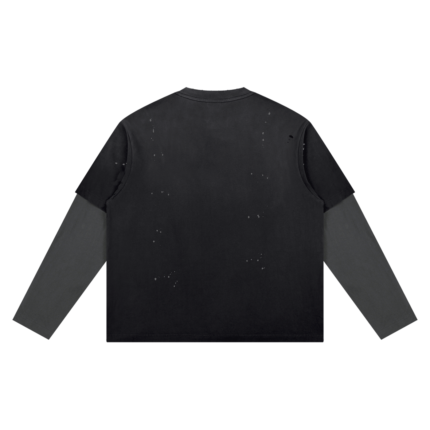 SLUMn "Fight for old DC" Vintage Wash Distressed Layer T-Shirt