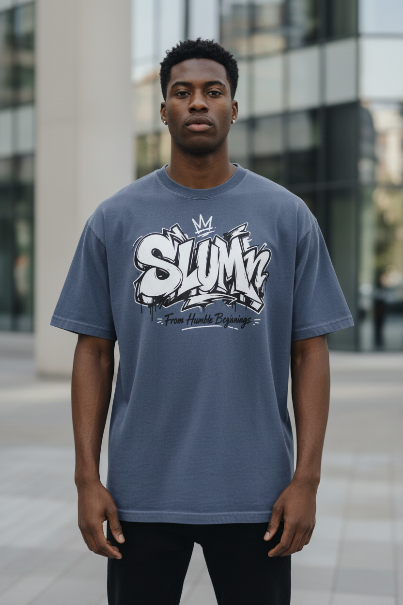 SLUMn FHB Vintage Washed Oversized Tee