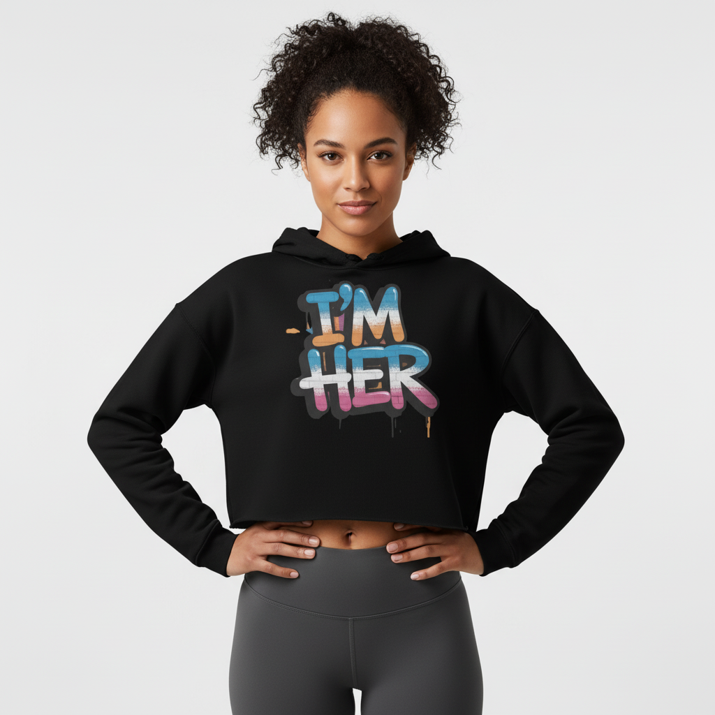 I'm HER Crop Hoodie