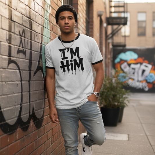 I'm Him Unisex ringer t-shirt