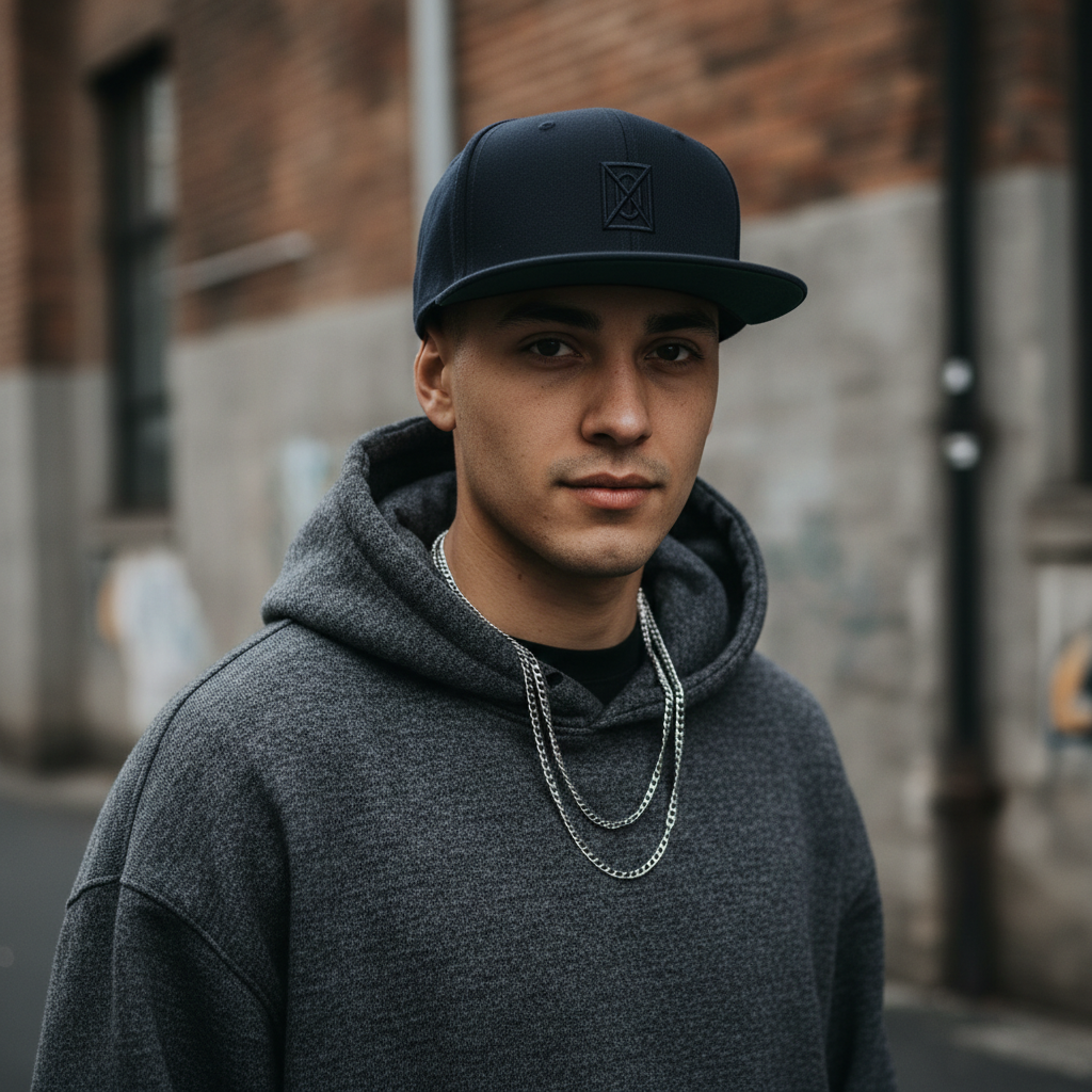 SLUMn FHB 3 Snapback Hat - Premium structured flat brim cap