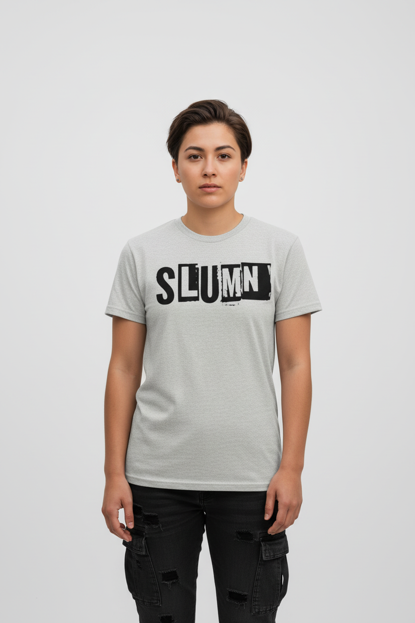 SLUMn Cut & Paste Unisex t-shirt professional studio mockup