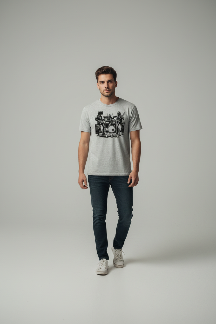 SLUMn w/the Band Unisex t-shirt professional studio mockup