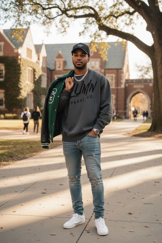 SLUMn Vintage Washed Heavyweight Crewneck Sweatshirt