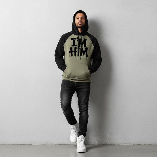 Color-Block Raglan Sleeve Hoodie