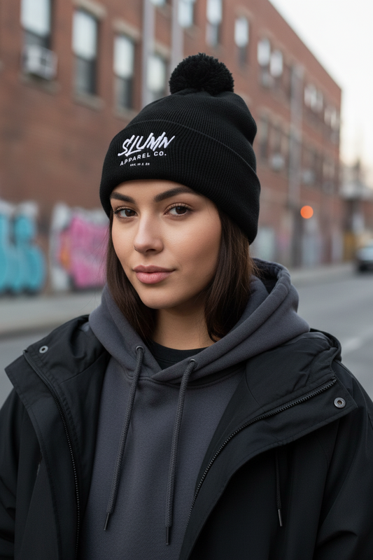 SLUMn Pom-Pom Beanie