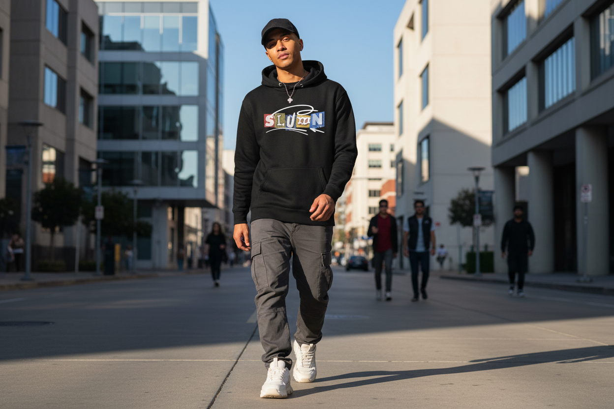 SLUMn Color Cut & Paste Unisex Hoodie