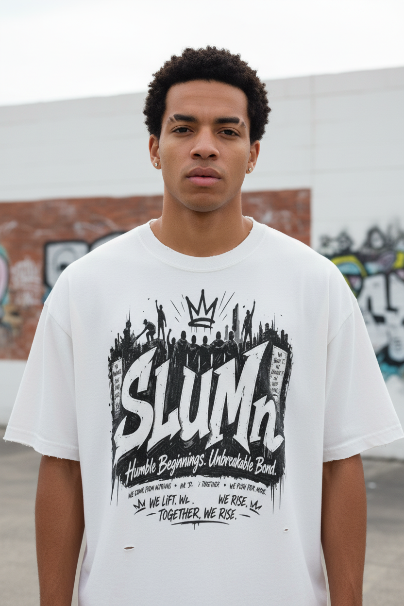 SLUMn 'Humble Beginnings. Unbreakable Bond.' Community Tee