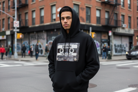 SLUMn Cassette Heavyweight Drop-Shoulder Hoodie