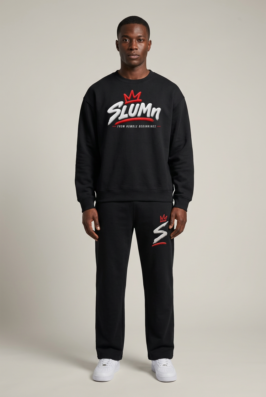SLUMn Fall ’26 Drop-Shoulder Crewneck Sweatshirt