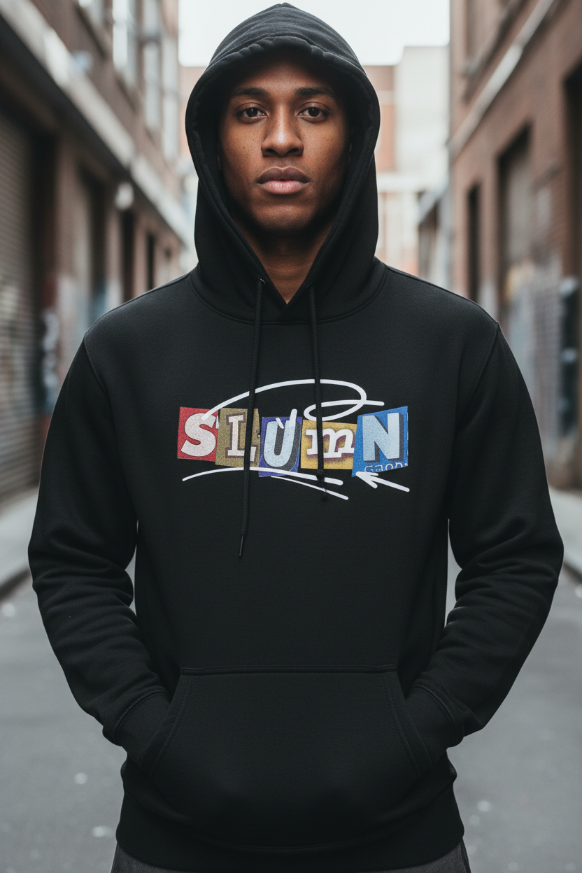SLUMn Color Cut & Paste Unisex Hoodie