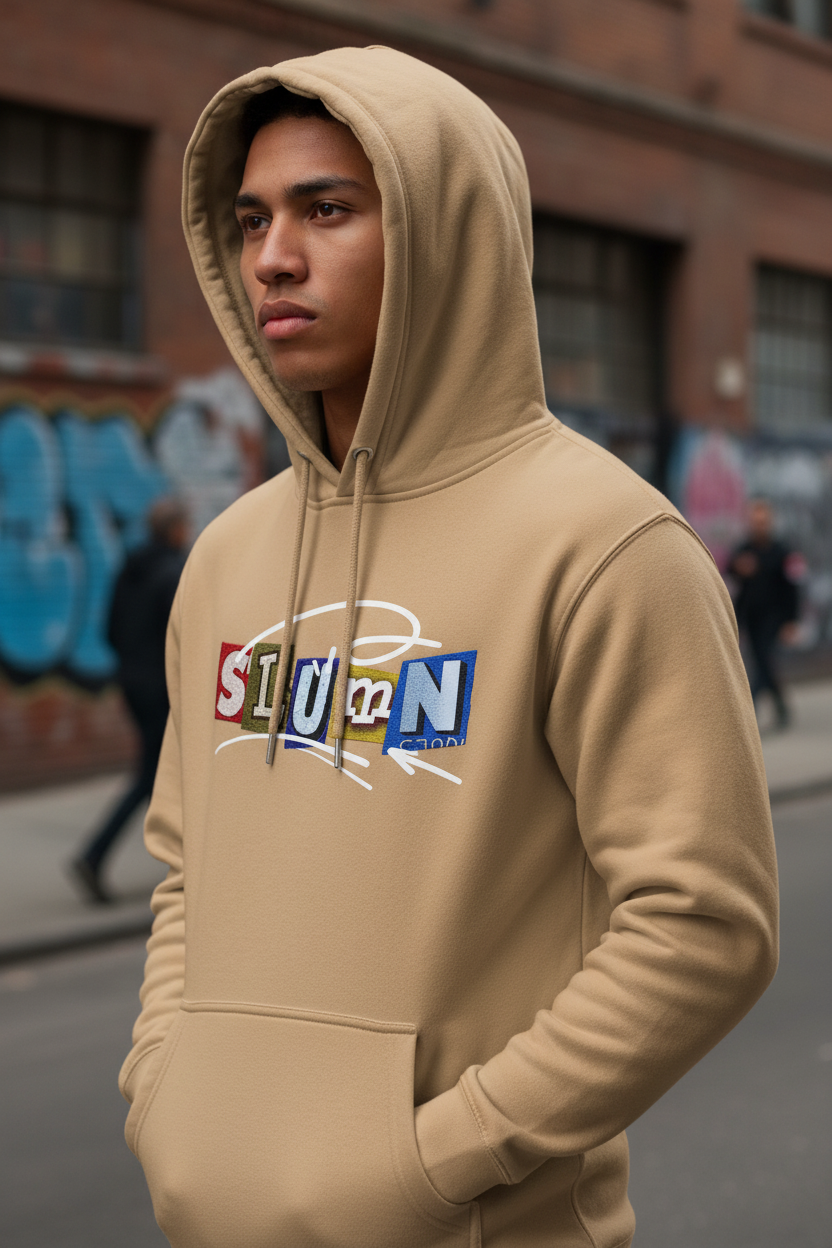 SLUMn Color Cut & Paste Unisex Hoodie