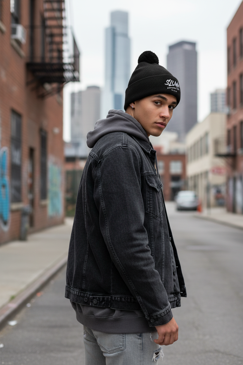 SLUMn Pom-Pom Beanie