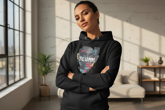 SLUMN Women's FACE Unisex Hoodie