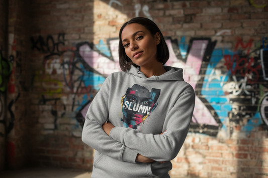 SLUMN Women's FACE Unisex Hoodie