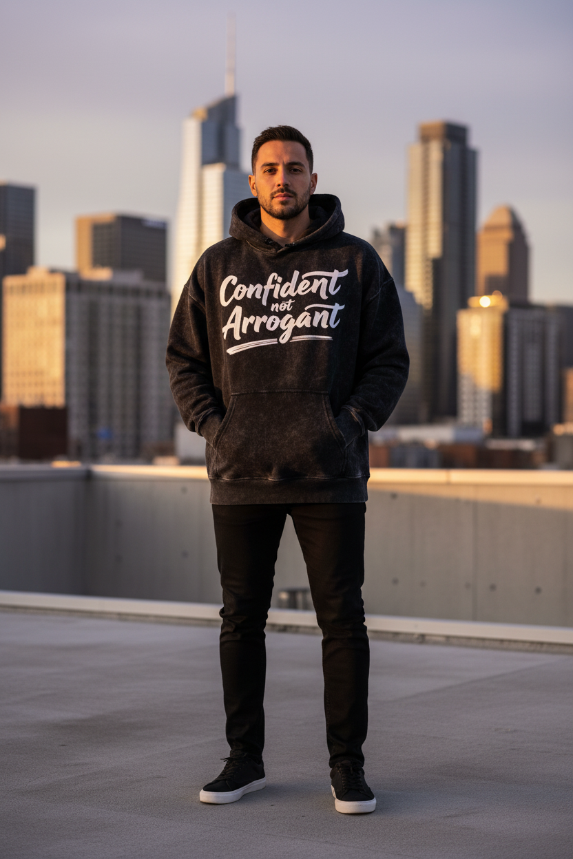 Snow Wash Fleece Oversize Hoodie